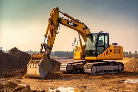 Construction air filter lineup real operating scene