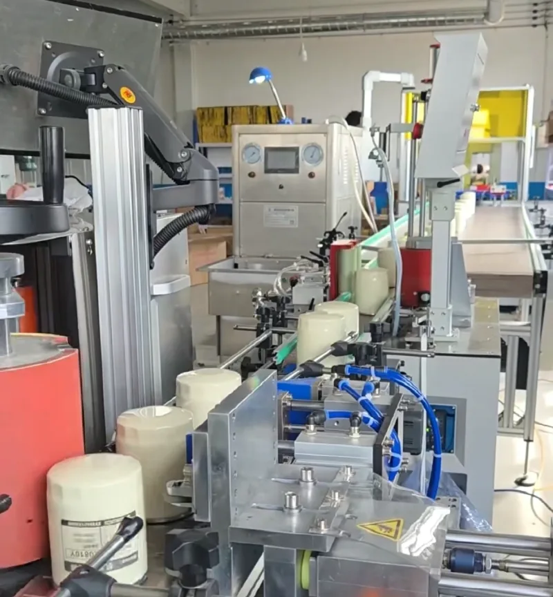 Oil filter printing equipment